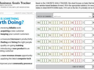 Concrete Goals Tracker for Small Business