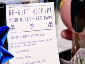 Print Your Own “Re-Gift Receipts”