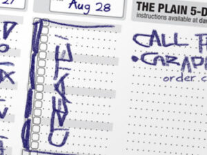 The Printable CEO IX: The Plain Old 5-Day Planner