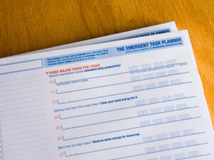 Special Holiday Offer on Printed Emergent Task Planner Pads