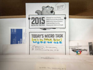 MicroTask 04: Look in the Paper Box!