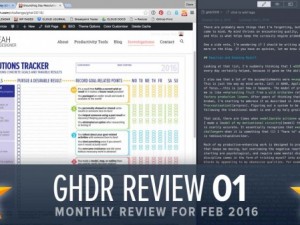 Groundhog Resolutions Review #1 (GHD031)